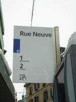 (131'223) - TL-Haltestelle - Lausanne, Rue Neuve - am 5. Dezember 2010