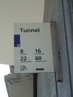 (135'100) - TL-Haltestelle - Lausanne, Tunnel - am 11.
