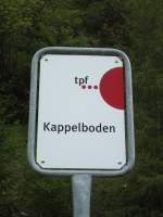 TPF Fribourg/269318/133670---tpf-haltestelle---jaun-kappelboden (133'670) - TPF-Haltestelle - Jaun, Kappelboden - am 15. Mai 2011