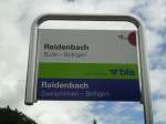 (139'348) - TPF- + bls-bus-Haltestelle - Reidenbach, Reidenbach - am 10. Juni 2012