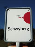 (142'055) - TPF-Haltestelle - Schwarzsee, Schwyberg - am 21. Oktober 2012