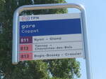 (227'321) - TPN-Haltestelle - Coppet, gare - am 15.