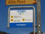 (167'811) - VBD-Haltestelle - Davos, Postplatz - am 19.