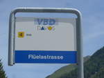 VBD Davos/707554/218918---vbd-haltestelle---davos-flueelastrasse (218'918) - VBD-Haltestelle - Davos, Flelastrasse - am 20. Juli 2020