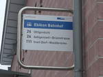 VBL Luzern/644197/199389---arag--vbl-haltestelle-- (199'389) - ARAG + VBL-Haltestelle - Ebikon, Bahnhof - am 18. November 2018