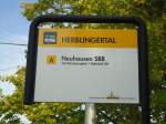 (136'223) - VBSH-Haltestelle - Schaffhausen, Herblingertal - am 25.