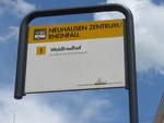 VBSH Schaffhausen/636156/193955---vbsh-haltestelle---neuhausen-zentrumrheinfall (193'955) - VBSH-Haltestelle - Neuhausen, Zentrum/Rheinfall - am 10. Juni 2018