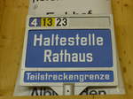 (176'308) - VBZ-Haltestelle - Zrich, Rathaus - am 23.