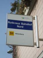 (138'053) - ZVB-Haltestelle - Rotkreuz, Bahnhof Nord - am 6. Mrz 2012