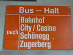 ZVB Zug/662561/205273---zvb-haltestelle---bus-halt-- (205'273) - ZVB-Haltestelle - Bus-Halt - am 18. Mai 2019 in Neuheim, ZDT