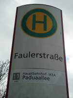(131'574) - Bus-Haltestelle - Freiburg, Faulerstrasse - am 11.
