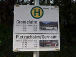 (196'797) - Bus-Haltestelle - Pertisau, Oldtimerfahrten - am 10.