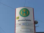 (197'286) - Bus-Haltestelle - Salzburg, Mirabellplatz - am 13.
