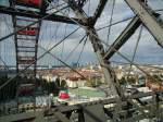 (128'413) - Aussicht auf Wien am 9. August 2010 vom Riesenrad im Prater aus