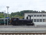 Dampflokomotiven/703573/217964---bsb-dampflokomotive---nr-51 (217'964) - BSB-Dampflokomotive - Nr. 51 - am 14. Juni 2020 im Bahnhof Huttwil