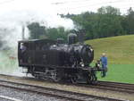 (217'976) - BSB-Dampflokomotive - Nr. 51 - am 14. Juni 2020 im Bahnhof Sumiswald-Grnen