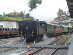 (218'003) - BSB-Dampflokomotive - Nr. 51 - am 14. Juni 2020 im Bahnhof Sumiswald-Grnen