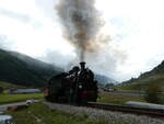 (240'290) - DFB-Dampflokomotive - Nr. 704 - am 25. September 2022 in Oberwald