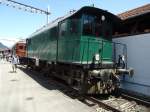 (145'556) - EBT-Lokomotive - Nr. 102 - am 30. Juni 2013 in Frutigen (100 Jahre BLS)