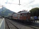 (145'585) - BLS-Lokomotive - Nr. 205 - am 30. Juni 2013 in Frutigen (100 Jahre BLS)