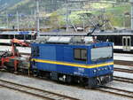 (234'850) - MOB-Lokomotive - Nr. 2503 - am 26. April 2022 im Bahnhof Zweisimmen