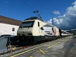 (240'547) - SBB-Lokomotive - Nr. 460'019-3 - am 2. Oktober 2022 in Yverdon, Dpt