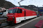 Elektrische Lokomotiven/907748/283298---zb-lokomotive---nr-101967-8 (283'298) - zb-Lokomotive - Nr. 101'967-8 - am 19. Dezember 2025 im Bahnhof Meiringen