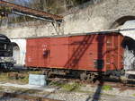 Guterwagen/596835/187235---cev-gterwagen---nr-37 (187'235) - CEV-Gterwagen - Nr. 37 - am 23. Dezember 2017 im Bahnhof Vevey