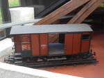 Modelle/749527/227573---gueterwagen---nr-32851 (227'573) - Gterwagen - Nr. 32'851 - am 28. August 2021 in Vallorbe, Muse du fer et du chemin de fer (Modell)