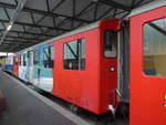 Personenwagen/589392/185270---ehemaliger-fobvz-personenwagen---nr (185'270) - Ehemaliger FO/BVZ-Personenwagen - Nr. B 4244 - am 26. September 2017 im Bahnhof Ribes de Freser