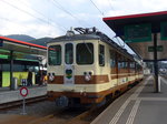 (175'586) - TPC-AL-Triebwagen - Nr. 302 - am 9. Oktober 2016 im Bahnhof Aigle