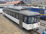 Triebwagen/690465/214380---mob-triebwagen---nr-1006 (214'380) - MOB-Triebwagen - Nr. 1006 - am 17. Februar 2020 im Bahnhof Zweisimmen