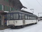 Triebwagen/722515/222986---mob-triebwagen---nr-1007 (222'986) - MOB-Triebwagen - Nr. 1007 - am 12. Dezember 2020 im Bahnhof Lenk