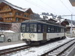 Triebwagen/723143/223137---mob-triebwagen---nr-1007 (223'137) - MOB-Triebwagen - Nr. 1007 - am 27. Dezember 2020 im Bahnhof Lenk