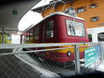 Triebwagen/767967/232601---bvb-triebwagen---nr-25 (232'601) - BVB-Triebwagen - Nr. 25 - am 31. Januar 2022 im Bahnhof Villars-sur-Ollon
