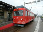 Triebwagen/814798/250112---rhw-triebwagen---nr-1 (250'112) - RhW-Triebwagen - Nr. 1 - am 16. Mai 2023 im Bahnhof Rheineck