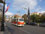 Trams/643635/198879---dpp-tram---nr-8285 (198'879) - DPP-Tram - Nr. 8285 - am 20. Oktober 2018 in Praha