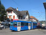 (208'402) - Bernmobil-Tram - Nr. 88 - am 4. August 2019 beim Bahnhof Worb Dorf