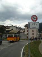 (140'321) - Ortsbeginn von Villa im Bedretto am 1. Juli 2012