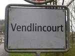 Ortstafeln/551965/179342---ortstafel-von-vendlincourt-am (179'342) - Ortstafel von Vendlincourt am 2. April 2017