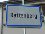 (196'857) - Ortstafel von Rattenberg am 11. September 2018