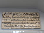 (182'975) - Tafel zur Sprengung der Luftschiffhalle am 8.