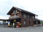 (170'393) - Der Bahnhof Wimmis am 7. Mai 2016