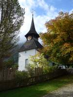 (166'206) - Die Kirche Reutigen am 11.