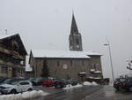 (189'007) - Die Kirche in Troistorrents am 3.