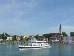 (193'347) - Motorboot Zrich und Kirche in Romanshorn am 26. Mai 2018 im Hafen von Romanshorn