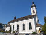 (203'318) - Die Kirche am 30. Mrz 2019 in Hergiswil
