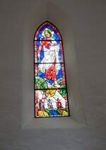 (252'140) - Kirchenfenster am 27. Juni 2023 in der Kirche Guggisberg