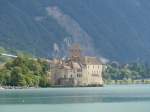 (154'402) - Schloss Chillon am 23. August 2014 von Montreux aus