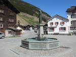 Brunnen/552905/179563---dorfbrunnen-am-14-april (179'563) - Dorfbrunnen am 14. April 2017 in Vals